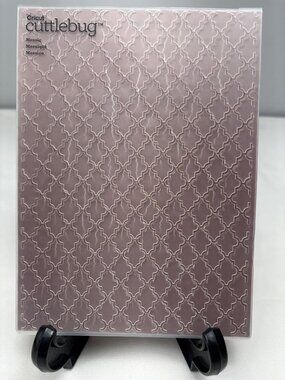 Cricut Cuttlebug Mosaic Embossing Folder DIY Crafts Cardmaking 5x7